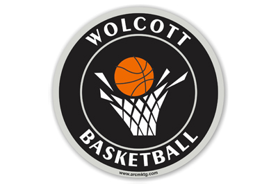 Wolcott Basketball car magnet