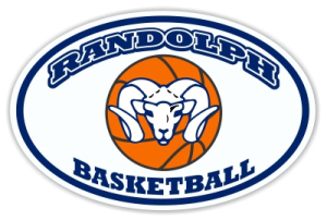 Randolph Basketball car magnet
