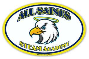 All Saints STEAM Academy Car Magnet