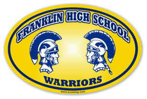 Franklin High School Car Magnet