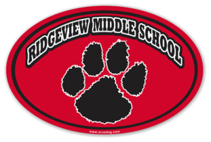Ridgeview Middle School Car Magnet