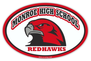 Monroe High School Car Magnet