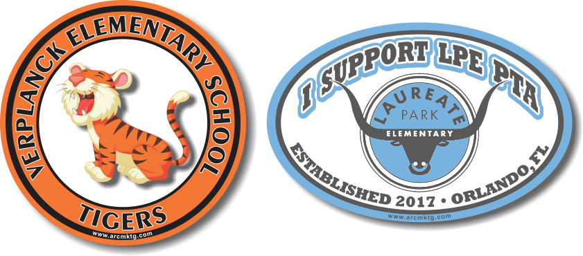 Fundraising car magnets for elementary schools