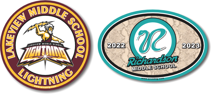 Fundraising car magnets for Middle Schools