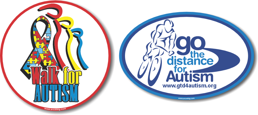Car Magnets for Autism Awareness fundraising
