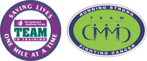 Custom cancer awareness car magnets – Team in Training and Team CMMD fundraising examples