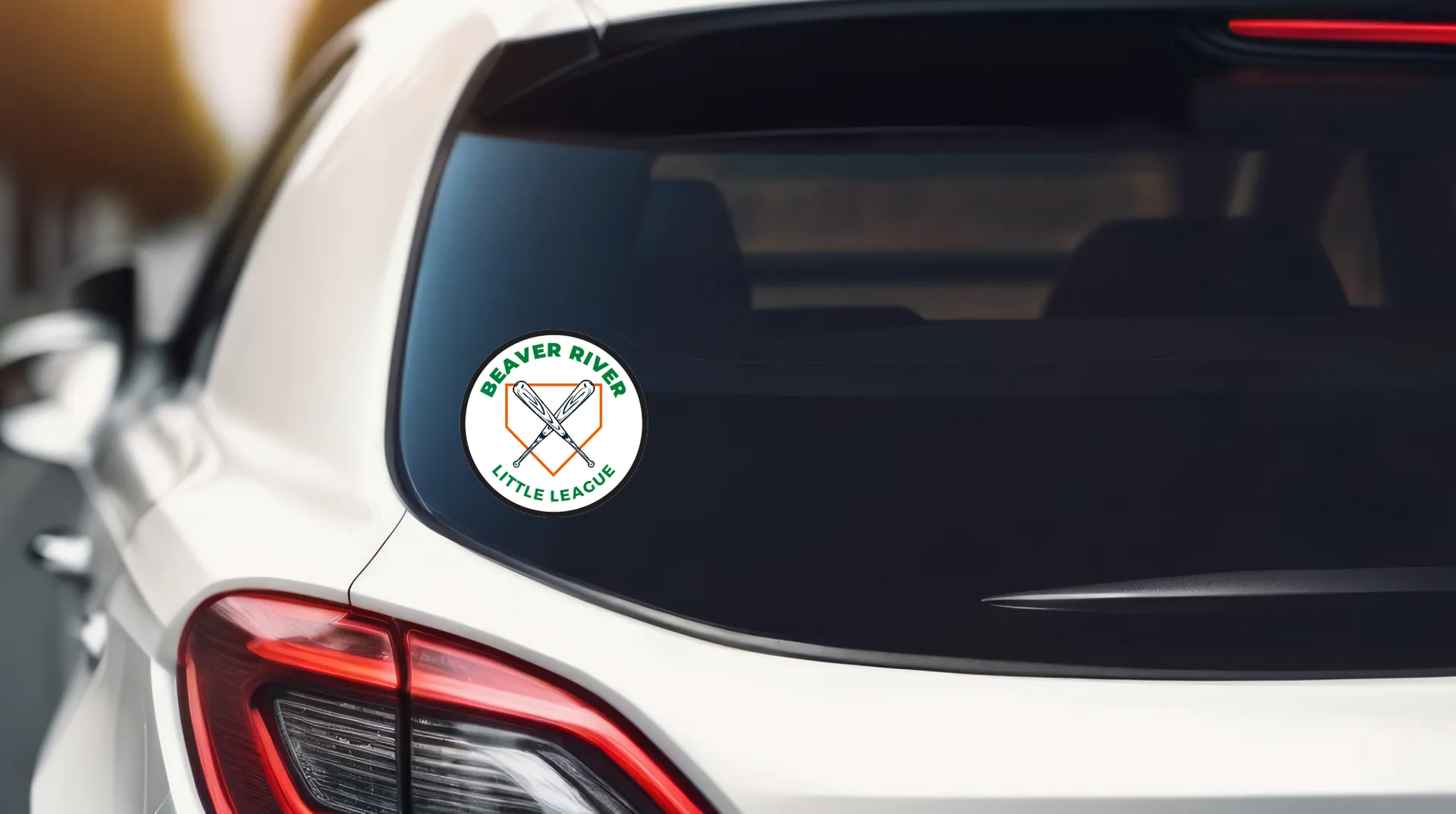 Custom weatherproof car window decals for vehicles