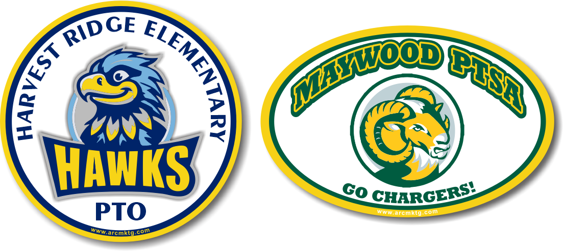 PTA and PTO car magnets