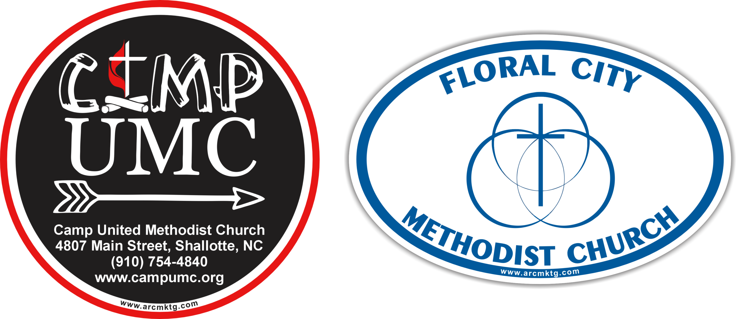 Methodist Church Car Magnets