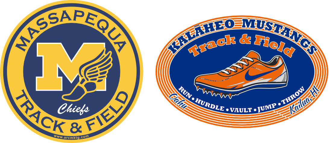 Track and Field Car Magnets