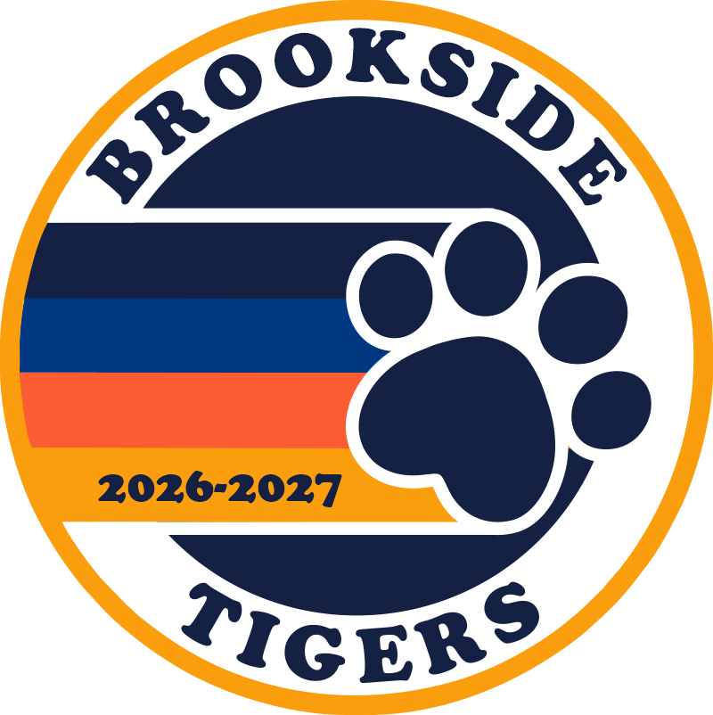 Finished Brookside Tigers custom car magnet designed by ARC Marketing